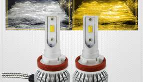 Luces LED 9S Bi-led Auto Blanco/amarillo 12000lm H4 H7 H11